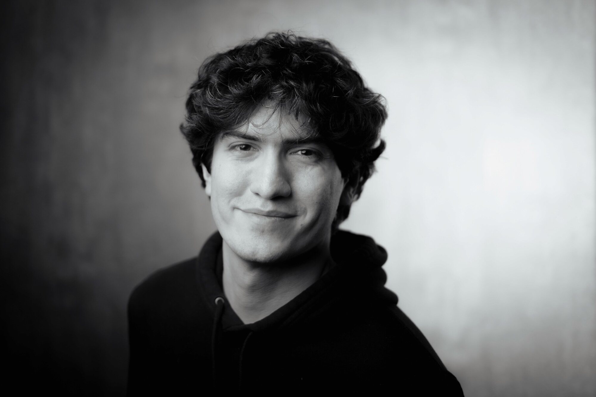 Moody actor headshot
